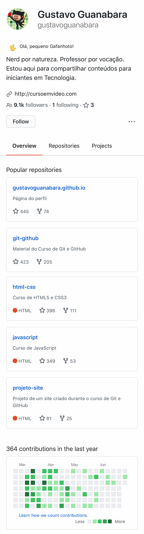 Acesse nosso GitHub